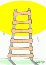 Cartoon: real power (small) by yasar kemal turan tagged real,power,ladder,sun,human,love