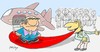 Cartoon: red carpet (small) by yasar kemal turan tagged red,carpet