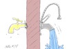 Cartoon: right to water (small) by yasar kemal turan tagged right,to,water