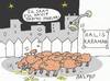 Cartoon: sacrificial (small) by yasar kemal turan tagged sacrificial