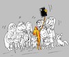 Cartoon: slow lives (small) by yasar kemal turan tagged slow,lives