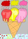 Cartoon: snowfall-weather (small) by yasar kemal turan tagged snow,snowfall,weather,ice,cream