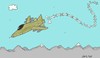 Cartoon: sounds of war (small) by yasar kemal turan tagged sounds,of,war