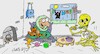 Cartoon: soup (small) by yasar kemal turan tagged soup