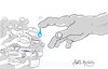 Cartoon: stampede (small) by yasar kemal turan tagged stampede