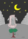 Cartoon: standing tree (small) by yasar kemal turan tagged standing,tree