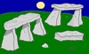 Cartoon: Stonehenge and stone (small) by yasar kemal turan tagged stonehenge,stone,love