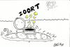 Cartoon: submarine (small) by yasar kemal turan tagged submarine