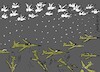 Cartoon: swift birds (small) by yasar kemal turan tagged swift,birds