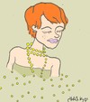 Cartoon: Sylvia Kristel (small) by yasar kemal turan tagged sylvia,kristel