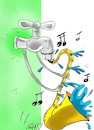 Cartoon: symphony (small) by yasar kemal turan tagged symphony