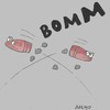 Cartoon: syria turkey bomb (small) by yasar kemal turan tagged syria,and,turkey,bombs