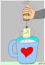 Cartoon: tea bags (small) by yasar kemal turan tagged tea,bags