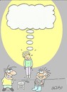 Cartoon: thought (small) by yasar kemal turan tagged thought