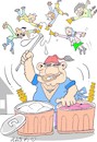 Cartoon: traditional presentation (small) by yasar kemal turan tagged traditional,presentation