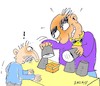 Cartoon: trick (small) by yasar kemal turan tagged trick