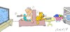 Cartoon: two fanatics (small) by yasar kemal turan tagged two,fanatics