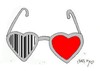 Cartoon: two love (small) by yasar kemal turan tagged two,love