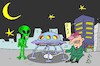 Cartoon: ufo (small) by yasar kemal turan tagged ufo