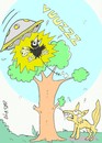 Cartoon: ufo attack-kidnap-love (small) by yasar kemal turan tagged ufo attack crow fox cheese kidnap love