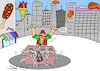 Cartoon: unfair competition (small) by yasar kemal turan tagged unfair,competition