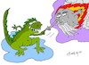 Cartoon: unfortunate encounter (small) by yasar kemal turan tagged unfortunate,encounter