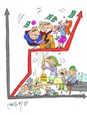 Cartoon: upstairs (small) by yasar kemal turan tagged upstairs