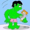 Cartoon: vegetable soup (small) by yasar kemal turan tagged vegetable,soup,hulk,love