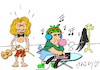 Cartoon: virtuos (small) by yasar kemal turan tagged virtuos