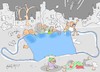 Cartoon: Yemen is dying (small) by yasar kemal turan tagged yemen,is,dying