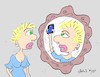 Cartoon: yourself (small) by yasar kemal turan tagged yourself