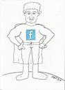 Cartoon: zuckerbook (small) by yasar kemal turan tagged zuckerbook