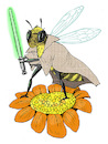 Cartoon: bee warrior (small) by dodotes tagged insects