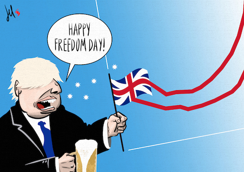 Freedom day in England Freedom day in England