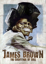 Cartoon: James Brown by Jeff Stahl (small) by Jeff Stahl tagged james,brown,soul,music,singer,vintage,poster,illustration,caricature,jeff,stahl