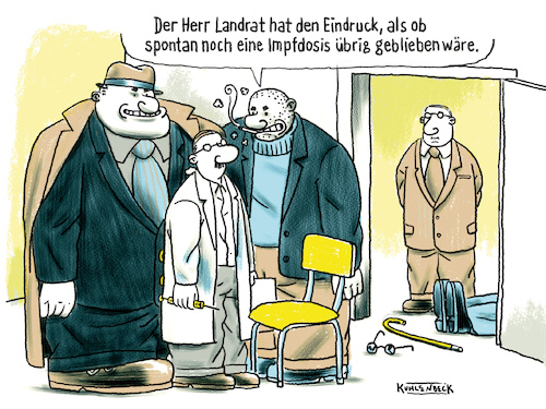 Cartoon: Impfvordrängler (medium) by Thomas Kuhlenbeck tagged impfen,corona,impfzentrum,arzt,politiker,impfvordrängler,vordrängeln,mafia,impfstart,wenig,impfstoff,impfreihenfolge,impfen,corona,impfzentrum,arzt,politiker,impfvordrängler,vordrängeln,mafia,impfstart,wenig,impfstoff,impfreihenfolge