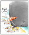 Cartoon: gestrandeter Wal. (small) by Thomas Kuhlenbeck tagged mann,frau,strand,freizeit,reise,urlaub,meer,sonnen,sonnenbaden,sonne,wal,gestrandet,sex,übergewichtig,dick,übergewicht,sonnenschirm