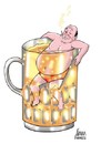 Cartoon: Beer (small) by aungminmin tagged cartoons