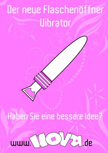 Cartoon: Flaschenöffner-Vibrator (medium) by Jule tagged flaschenöffner,vibrator,spielzeug,dildo