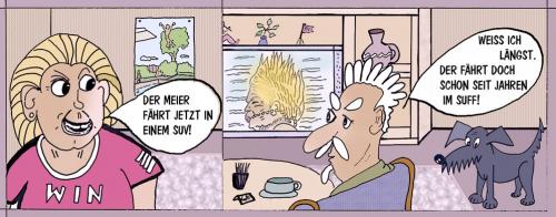 Cartoon: SUV (medium) by Lutz-i tagged suv,suff,familie,schlapper