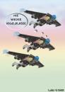 Cartoon: Vogelklasse (small) by Lutz-i tagged fliegen