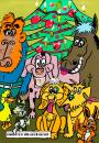 Cartoon: Weihnachtsgruß (small) by Lutz-i tagged weihnachten