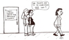 Cartoon: Her way (small) by Jani The Rock tagged woman,women,pregnancy,pregnant,supportgroup