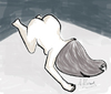 Cartoon: Nu (small) by arquimimo tagged mulher