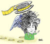Cartoon: Elizabeth Taylor (small) by BONIL tagged liz,taylor