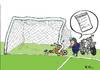 Cartoon: Football foul (small) by BONIL tagged football,sports,world