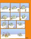 Cartoon: Slow drink... (small) by BONIL tagged snail,drink,animal,friendship,bonil