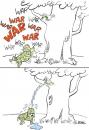 Cartoon: WAR and PEACE... (small) by BONIL tagged war,peace,bonil