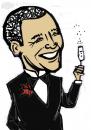 Cartoon: We can! (small) by Jollustration tagged barack,obama,president,usa,feiern,wahl