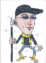 Cartoon: sertac profil (small) by sertacurer tagged portre